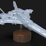 Spaceship sculpted in Zbrush and rendered in Keyshot for Legacy 3D.